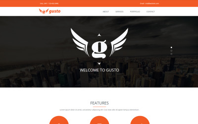 Gusto - Multipurpose Muse Template