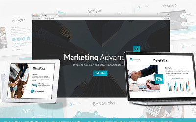 Marketing biznesowy szablon PowerPoint