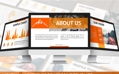 蒙大拿州 - 冒险的PowerPoint模板