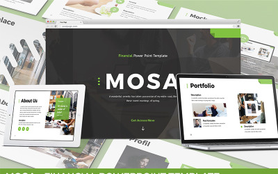 Mosa – Pénzügyi PowerPoint sablon