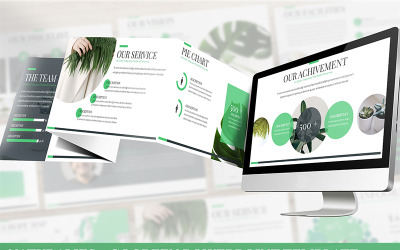 Naturalies - modelo GoGreen PowerPoint