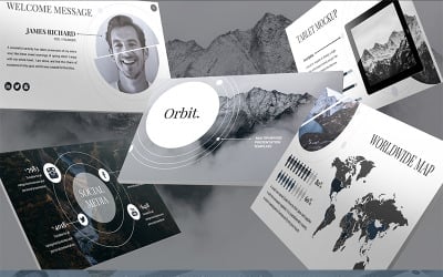 Орбіта – мережевий шаблон PowerPoint