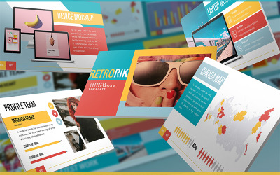Retrorik - Retro PowerPoint-mall