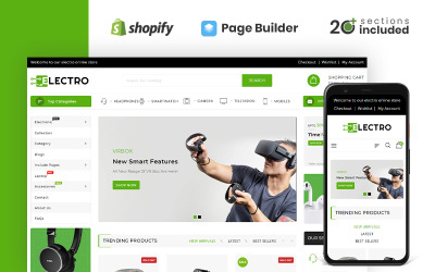 Electro Electronics Shopify-tema