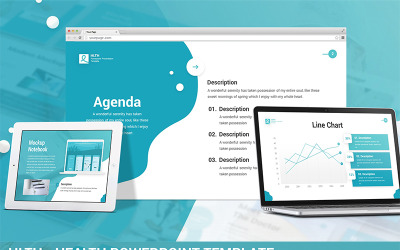 HLTH – Health PowerPoint sablon