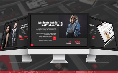 Itzy — ciemny szablon PowerPoint