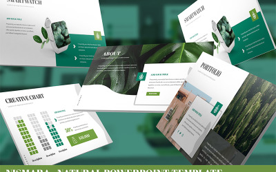 Nismara - шаблон Natural PowerPoint