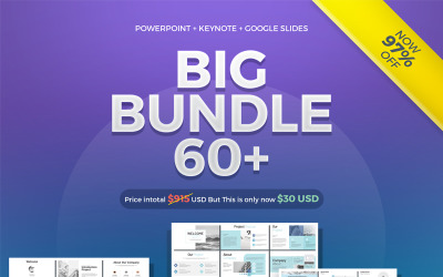 Více než 60 prezentací, PowerPoint, Keynote, PowerPoint šablony Google Slides
