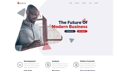 Responsive Moreno - Modern Business Wordpress #82267