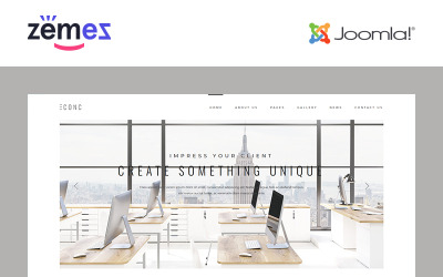 Responsivt CONC - Management Company Responsive Modern Joomla-mall #82201