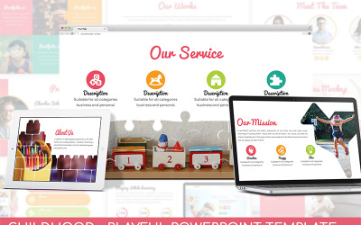 童年 - 好玩的PowerPoint模板