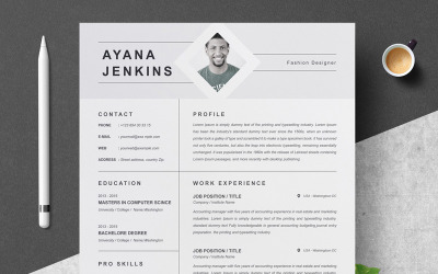 Ayana Resume Template