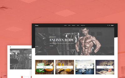 "Fitex - Sport Nutrition" Responsive Shopify Thema №82312