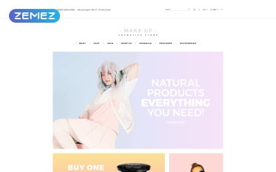 Make Up - Cosmetic store Multipage Clean OpenCart Template