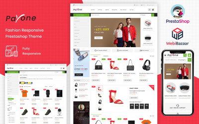 Reszponzív Payone - Fashion Store PrestaShop Theme PrestaShop sablon 82352