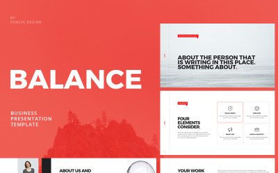 Balance - Plantilla de Keynote