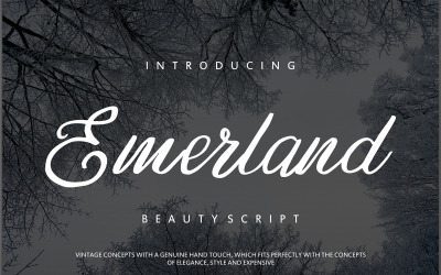Emerland | Beauty Script Ručně psané písmo