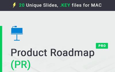 Hoja de ruta del producto: plantilla de Keynote