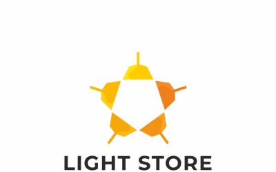 Light Store Logo Template