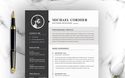 Modelo de currículo de Michael
