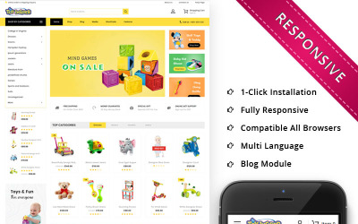 Responsivt Toyinsider - The Kids PlayStore WooCommerce Theme WooCommerce-tema #82462