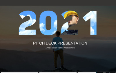 Шаблон PowerPoint Pitch Deck 2021