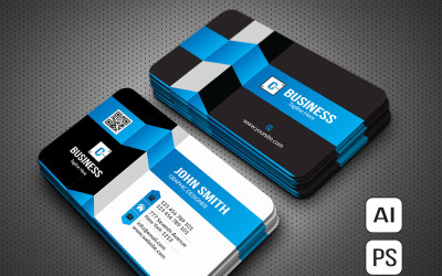 Szablon tożsamości korporacyjnej John Smith New Business Card #82488