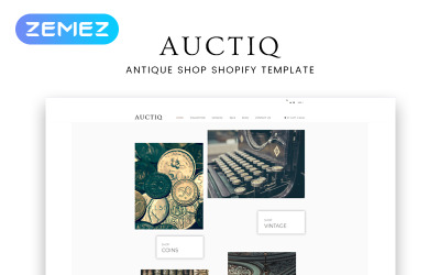 Auctiq - Antique Shop Clean Shopify Theme