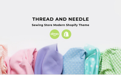 Cérna és tű - Varróüzlet Modern Shopify téma