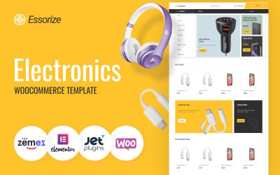 Essorize - Electronics ECommerce Classic Elementor Tema WooCommerce