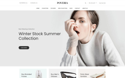 Poveria - Divatüzlet Shopify téma