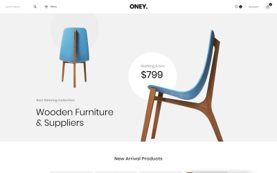 Responsywny motyw WooCommerce Oney - Home Decor Store WooCommerce Theme #82572