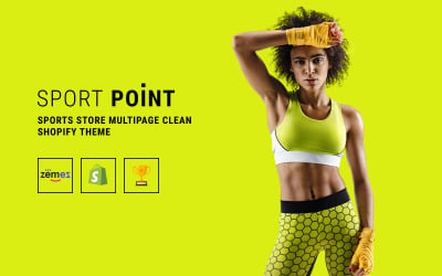 Sport Point - Sport Store Multipage Clean Shopify-tema
