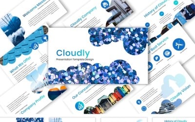 Cloudly - основний шаблон