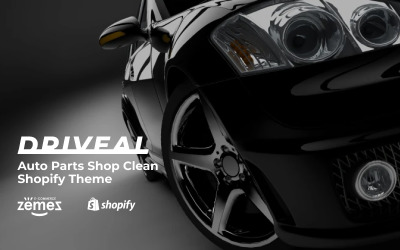 Driveal - Autóalkatrész-bolt Tiszta Shopify téma