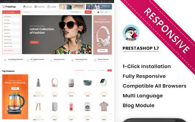 Freeshop - Il tema PrestaShop reattivo del Mega Store