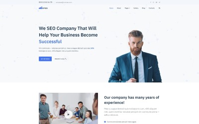 Modello Joomla Responsive #82664 "UPSEO - SEO Ready-to-Use Clean"