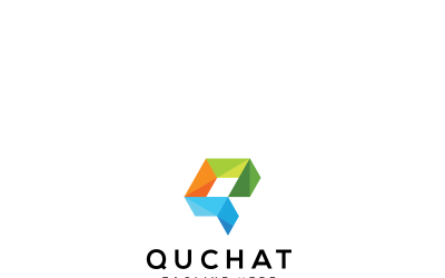 Quchat Logo Template