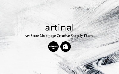 Responsive Artinal - Art Store Multipage Creative Shopify #82697