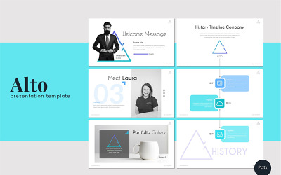 Alto - szablon PowerPoint