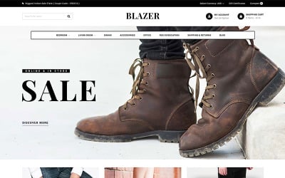 Blazer - многоцелевая тема BigCommerce на базе Stencil