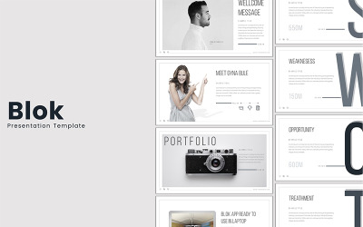 Blocco - modello PowerPoint