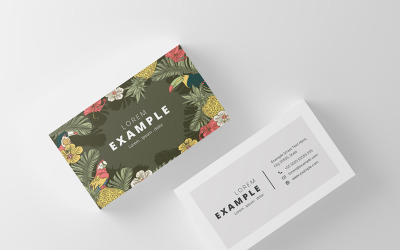 Kreative Visitenkarte des Aquarells - Corporate Identity Template