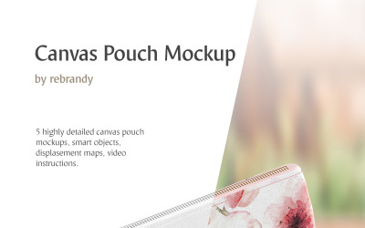 Canvas Pouch product mockup