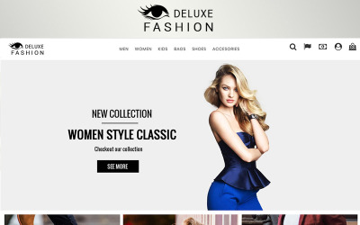 Responsive Fashion Deluxe Prestashop #82879