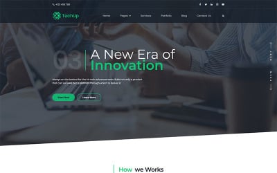 Techup - IoT and AI Tech Startup WordPress Theme