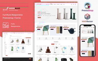 Woodmake - минимальная мебель в магазине PrestaShop