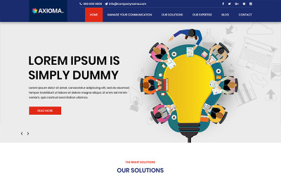 Axioma - Modello PSD per società di web design