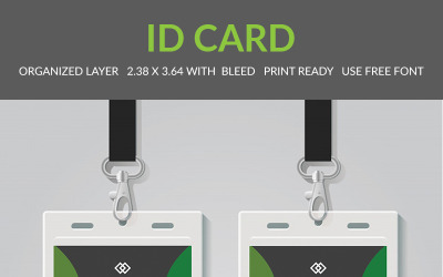 Corporate id card - Corporate Identity Template