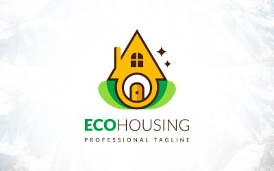 Creative Eco Housing Landscaping Gardening Logo